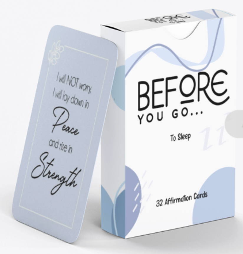 Before You Go... To Sleep - Affirmation cards